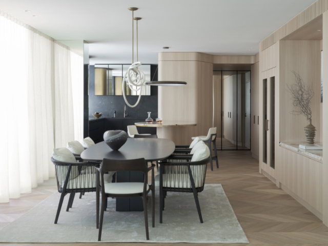 Dining 1 blinds closed